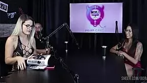 Luciana Picchi domination in Bora Cast with Bruna Carlos and Matheus Caetano part 2