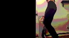 cass performs solo dancing in teen striptease.