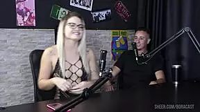 Luciana Picchi domination in Bora Cast with Bruna Carlos and Matheus Caetano part 2