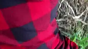 young babe wants to fuck in the bush pov.