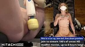 freshman stacy gets a mandatory vibrator orgasm from doctor tampa in humiliation