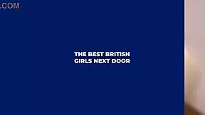 Gorgeous British Blonde Masturbates with Dildo!