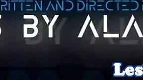 Lesbian milf licks busty blonde teen's pussy in full movie