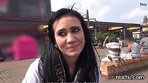 adorable czech girl seduced in shopping centre pov