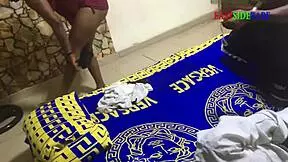 hey, let's do a wild threesome on the family bed with my husband and his brother, getting creampied hard