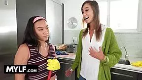 Merciless Stepson Takes Control And Pounds Stepmom Plus Stepdaughter In Taboo Threesome