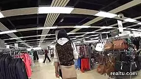 adorable czech girl seduced in shopping centre pov