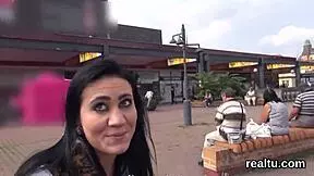 adorable czech girl seduced in shopping centre pov