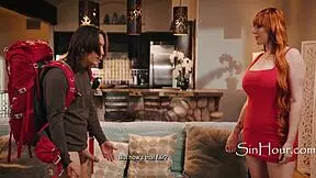 omg lauren phillips, you caught me masturbating on the sofa - let's fuck hard with those big tits! 😈🔥