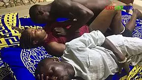 hey, let's do a wild threesome on the family bed with my husband and his brother, getting creampied hard