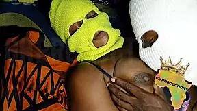 in the ghetto, a black teen 18+ hangs out with a young black guy, sharing stories