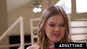 adult time - innocent teen 18+ coco lovelock lets stepbro prove she can squirt with deepthroat and licking