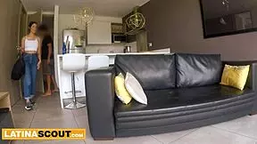 You won't believe this amateur 18yo Latina getting stripped and pounded rough in her first casting session