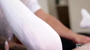 Hey, Can This Thick Cock Jock Ruin Your Tiny Latina Pussy in Doggystyle?