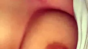 Tight wet teen pussy fucked in car with monster cock