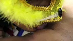 licking pure girl's fragrant sweet pussy with anal play