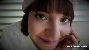 Sexy Latina Teen's Dirty Interview Turns Into Intense Masturbation Session