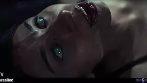 Wild girls fuck hard in slime! Pussy licking and squirting everywhere with screams!