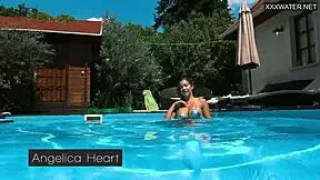 i love how angelica heart shows off her beautiful big breasts and tight pussy outdoors