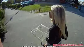 European Teen Gets Bent Over for Doggy Fucking Outdoors in POV Spycam Pickup Reality