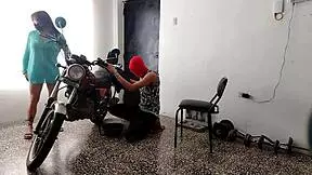 Innocent Young Neighbor Reveals Kinky Lingerie and Huge Curvy Ass in Unexpected Domination