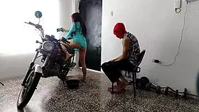 Innocent Young Neighbor Reveals Kinky Lingerie and Huge Curvy Ass in Unexpected Domination