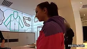 Exceptional Czech Chick Tempted and Shagged in Shopping Centre?