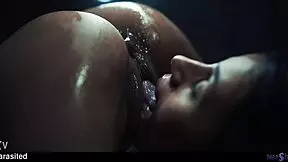 Wild girls fuck hard in slime! Pussy licking and squirting everywhere with screams!