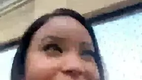 japanese blogger meets barbecue guy during the review without protection