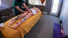 During the massage, I got fucked and licked balls before a facial