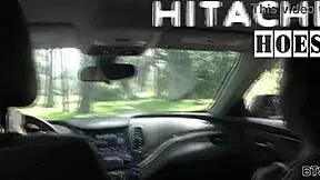 Nonnude bts from rina arems ill just masturbate while i wait masturbates with hitachi magic wand in the car watch film at hitachihoes to see the full film reup