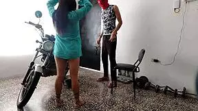 Innocent Young Neighbor Reveals Kinky Lingerie and Huge Curvy Ass in Unexpected Domination