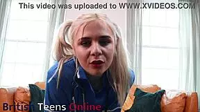 Beautiful 18-Year-Old Nurse with Small Tits Gets Clothes Ripped in First Fetish Session.