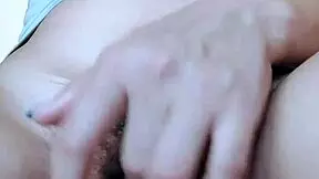 Solo girl enjoys a relaxing masturbation session.