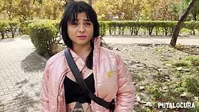 Pretty Tattooed Spanish Nadja Hot Swallows Cum In Caught Moment From Putalocura