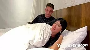 Wake up now and pound my shaved pussy hard with that monster cock.