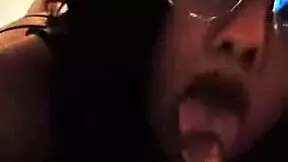 i'm bored so i ask my husban to suck his cock in the dorm