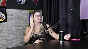 Blonde Brazilian Girlfriend Exposes Polyamorous Desires In Sheer Red.