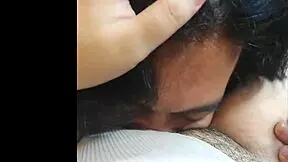 Oh god, this young lady's back at it with her brother-in-law in part 2, sucking and riding that cock!