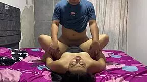 uh i visit my dad and uh take advantage he's not there to fuck my stepmom