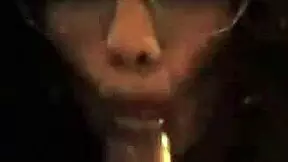 i'm bored so i ask my husban to suck his cock in the dorm