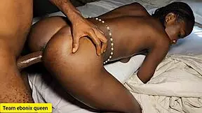 Petite Teen Enjoys Midnight Monster Cock