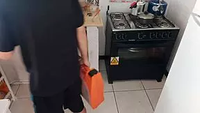 I say to the plumber, 'Pay up or get a mysterious gift from me while my husband's away'