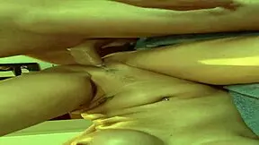 eva carrera enjoys greasing up in solo video