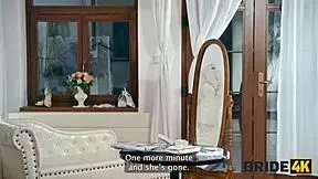 Gorgeous Bride Cheats On Groom With Big Cock Passion