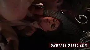 extreme teen dp hd with blonde amateur in rough bondage first time