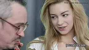 young student teased by lecturer.