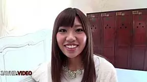 hardcore action fills chisa hoshino's shaved pussy while she blows him