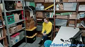 Busty Blonde Teen 18+ Thief Caught In Reality Hardcore Cumshot With Big Tits Amateurs