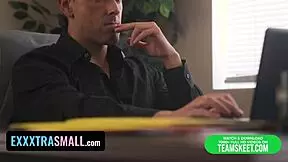 Breezy Bri in lingerie seduces stepdad's friend.